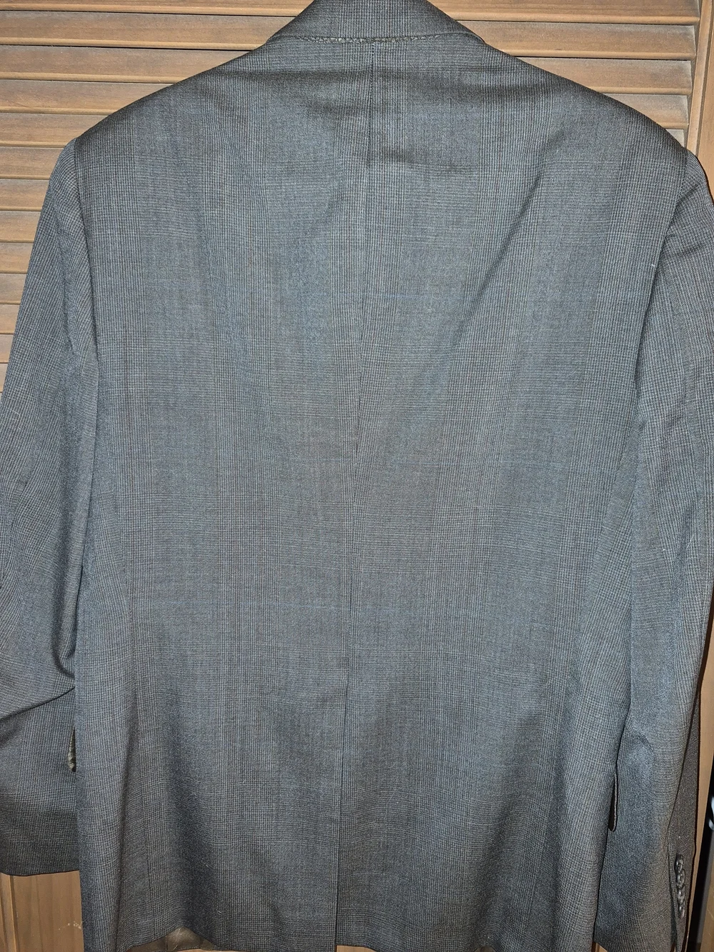 Roundtree & Yorke Men's Charcoal Two-Button Sport Coat